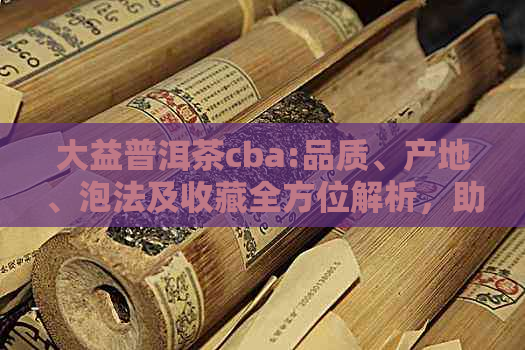 大益普洱茶cba:品质、产地、泡法及收藏全方位解析，助您成为茶叶专家