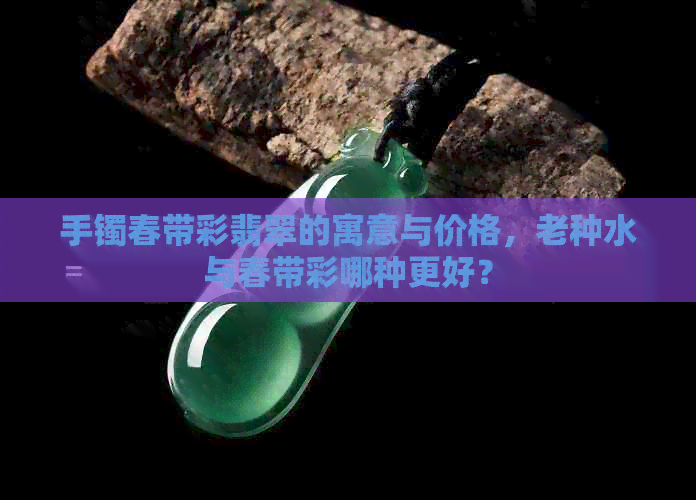 手镯春带彩翡翠的寓意与价格，老种水与春带彩哪种更好？