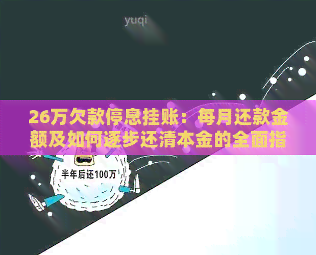 26万欠款停息挂账：每月还款金额及如何逐步还清本金的全面指南