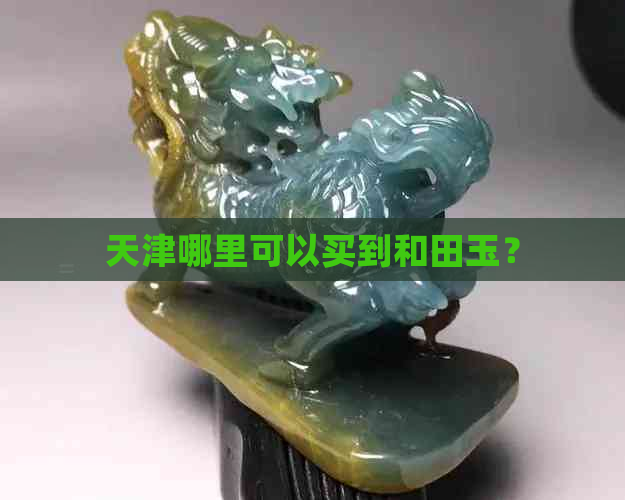 天津哪里可以买到和田玉？