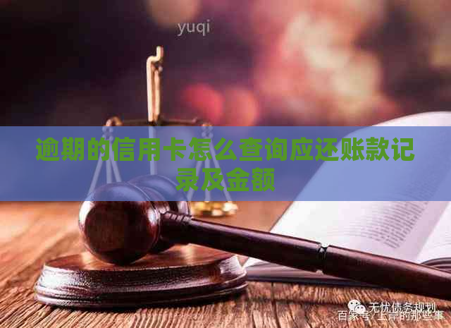 逾期的信用卡怎么查询应还账款记录及金额