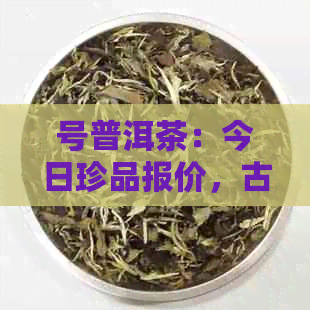 号普洱茶：今日珍品报价，古树茶香浓，藏品品质越