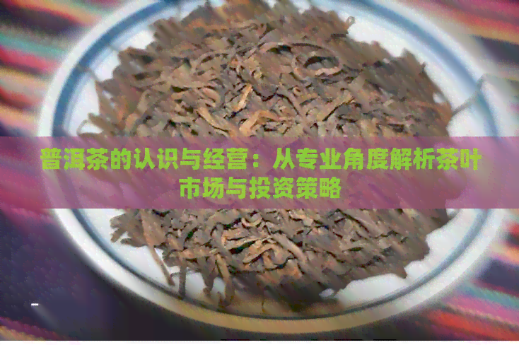 普洱茶的认识与经营：从专业角度解析茶叶市场与投资策略