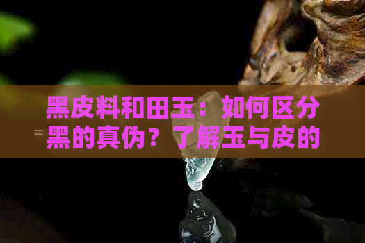 黑皮料和田玉：如何区分黑的真伪？了解玉与皮的区别