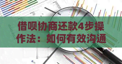 借呗协商还款4步操作法：如何有效沟通与理解