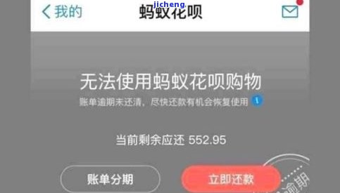 花呗逾期还款问题：怎么还进去的钱不能用了？