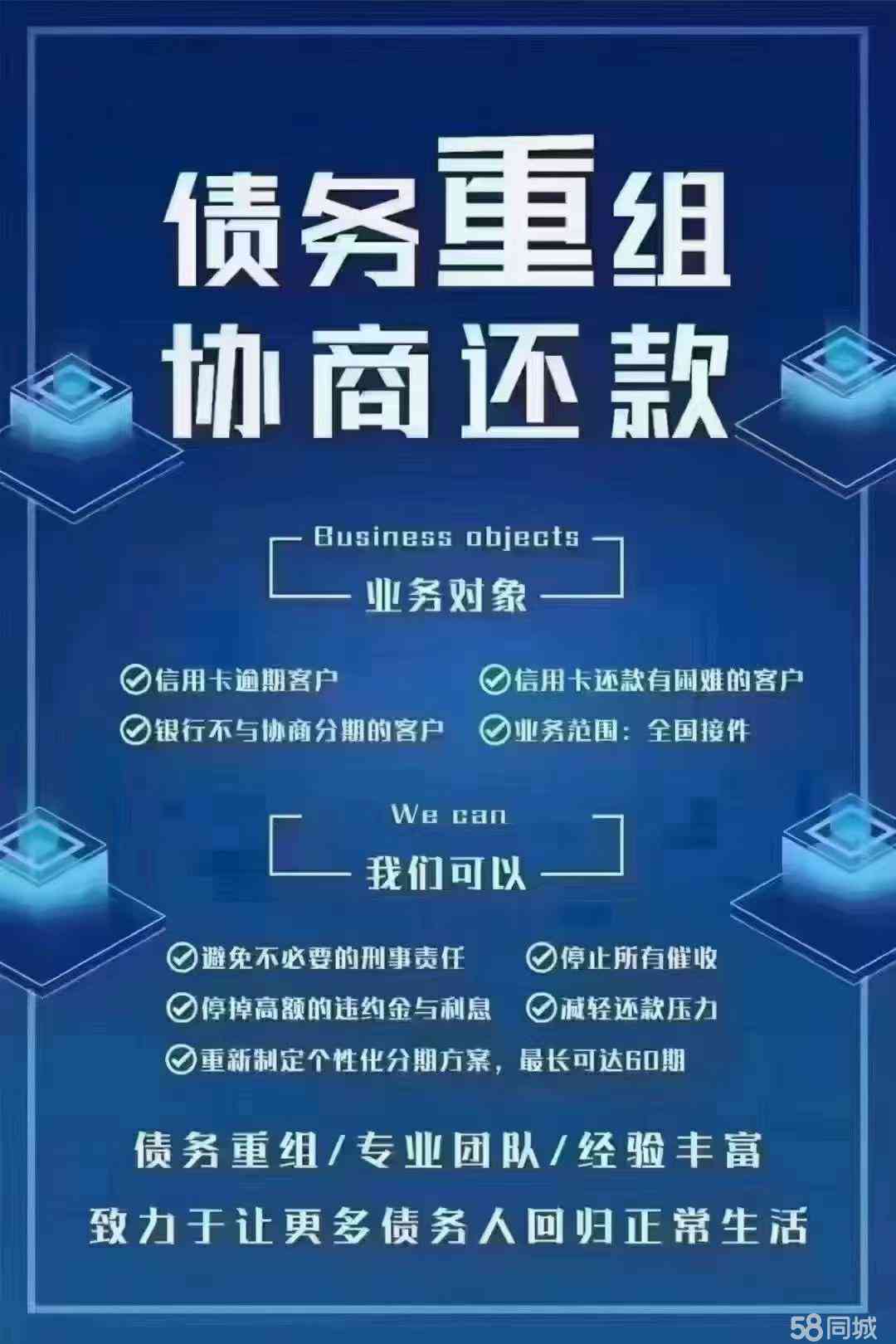 协商还款推广广告怎么写