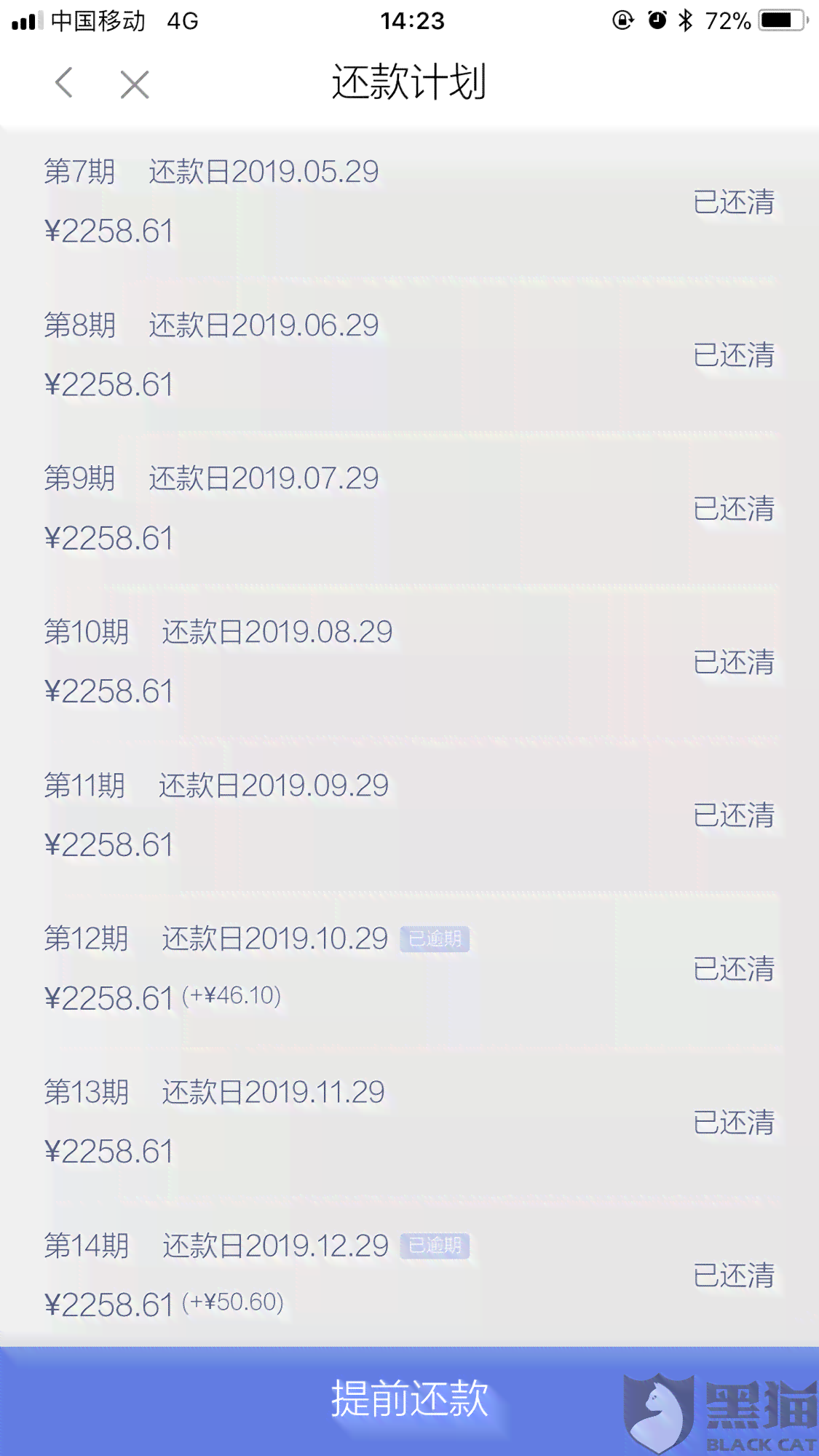 协商还款后软件上会清零吗，能结清吗？