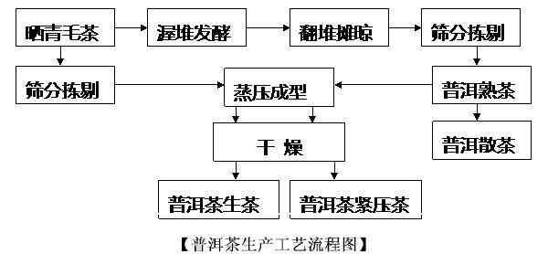 普洱茶原料的加工工艺是什么