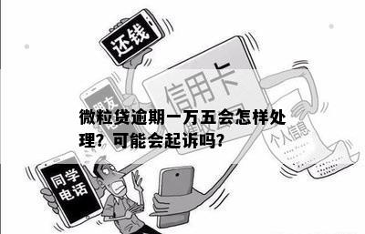 微粒贷逾期五万会被起诉吗？怎么处理？