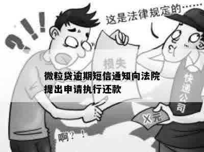 微粒贷逾期三个月4500元向人民法院提出申请-微粒贷逾期三个月4500元向人民法院提出申请执行