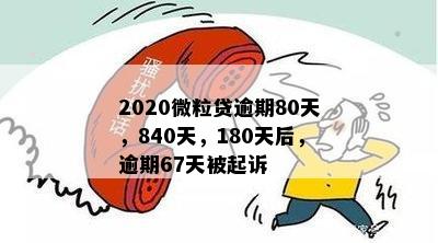 微粒贷逾期80天了