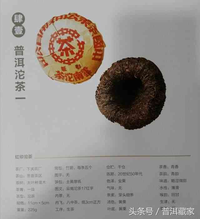 六大茶山红印圆茶年份及价格，50年代六六红印沱详细介绍。