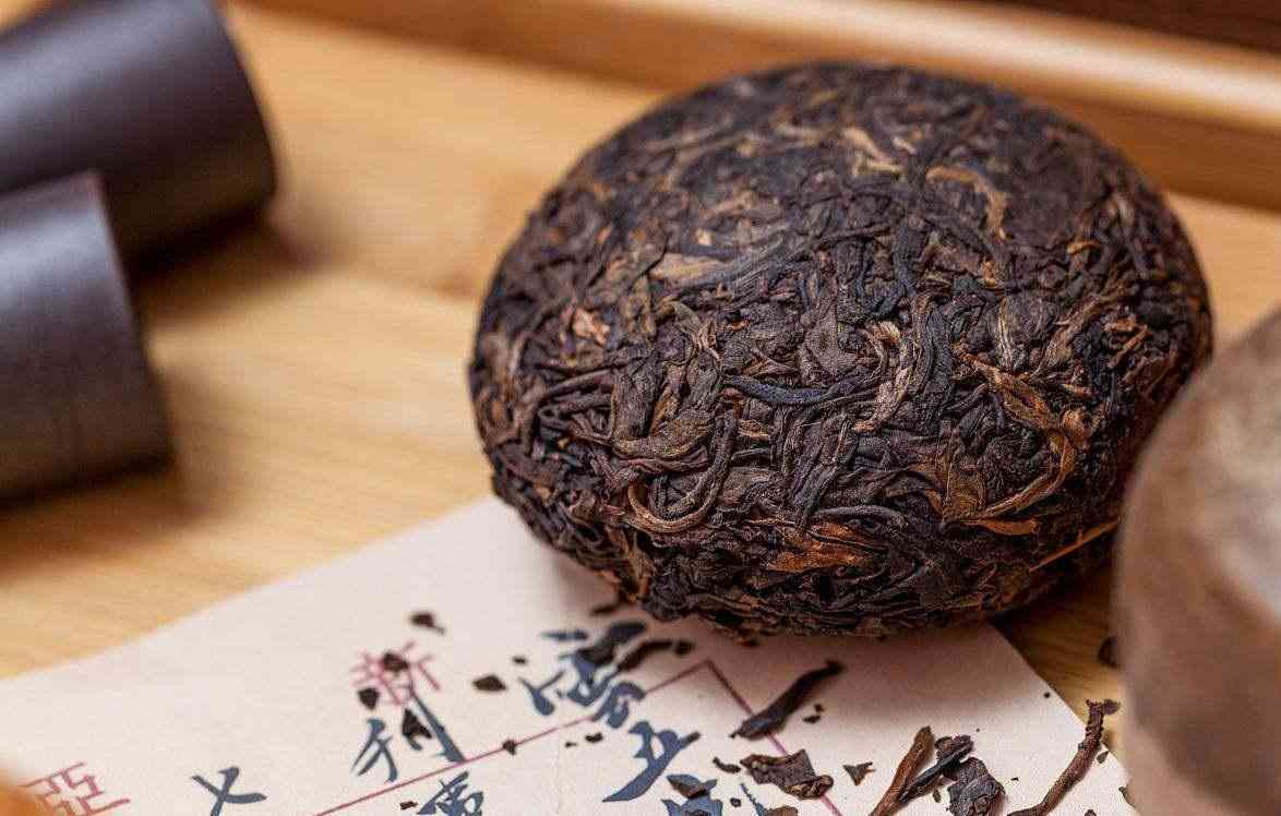 岁月留香普洱茶熟茶357克饼