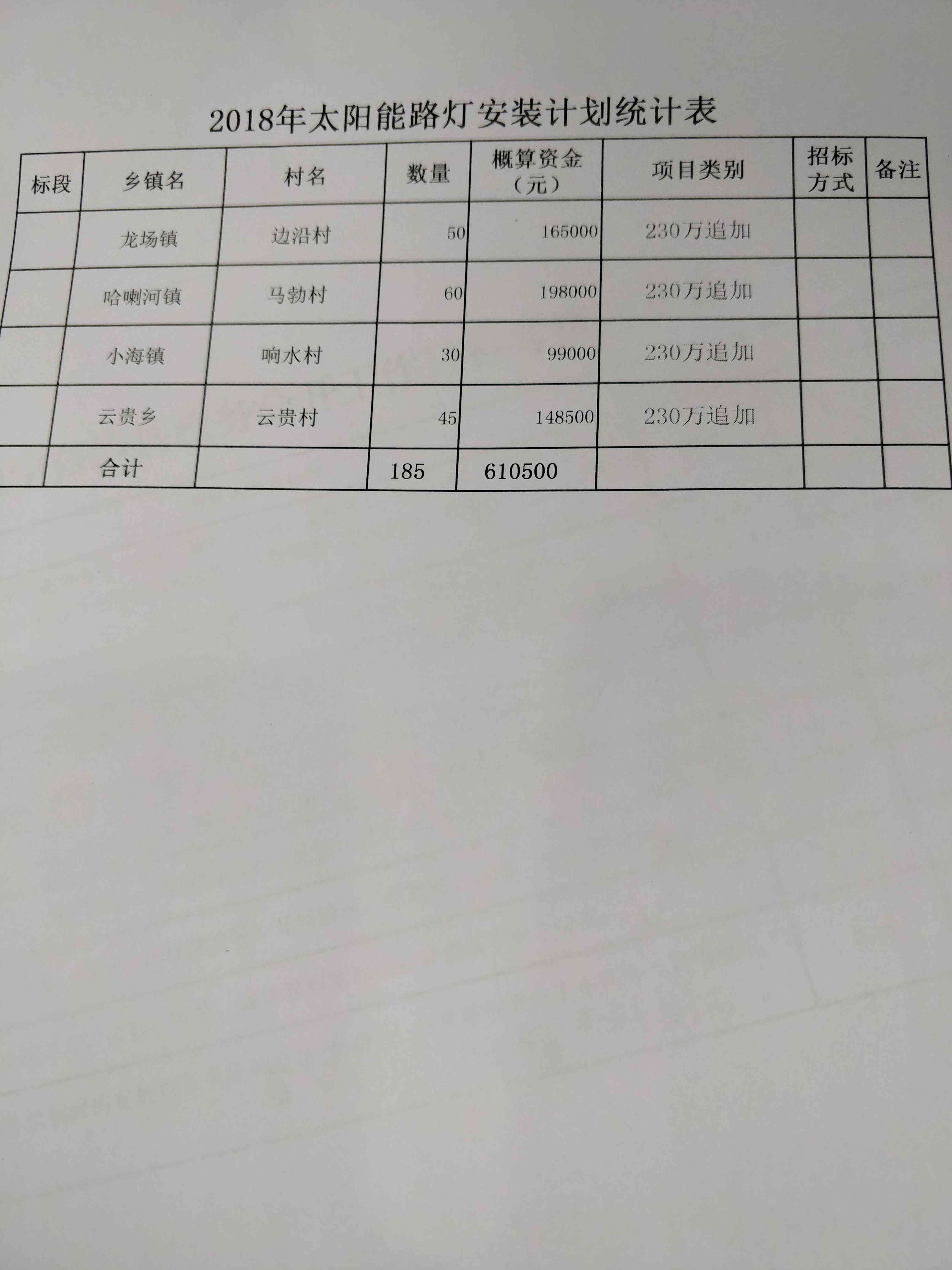 村安装路灯项目怎么报：实方案与费用报告