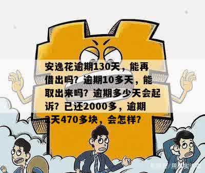 安逸花逾期2000多天会怎样？已经逾期很久的470多元会有什么后果？