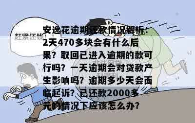 安逸花逾期还款是否可行？逾期后会产生什么后果？如何解决逾期问题？