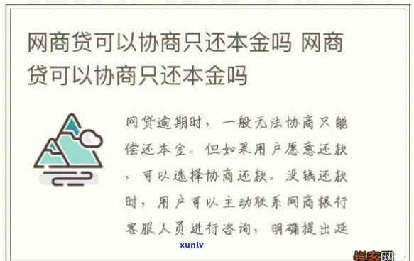 全面解决用户问题：网商贷协商还本金的详细技巧和策略