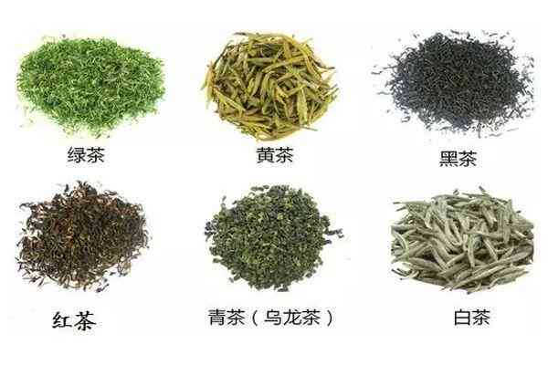 六大茶类：绿茶黄茶白茶青茶红茶黑茶的区分方法和区别