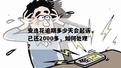 安逸花逾期还款2000多元后可能面临的起诉风险及多久会被追讨