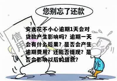 安逸花逾期一天费用产生：真的吗？怎么办？影响大吗？后果有哪些？