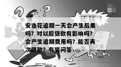 安逸花逾期一天费用产生：真的吗？怎么办？影响大吗？后果有哪些？