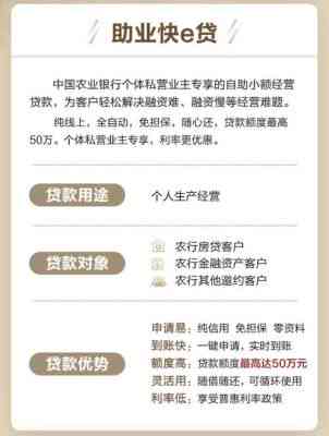 农业银行的速贷产品助业快e贷审批完成，一年后开始还款，安全性如何？