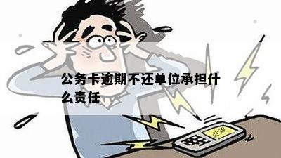 单位公务卡逾期还款责任：影响个人信用还是单位形象？