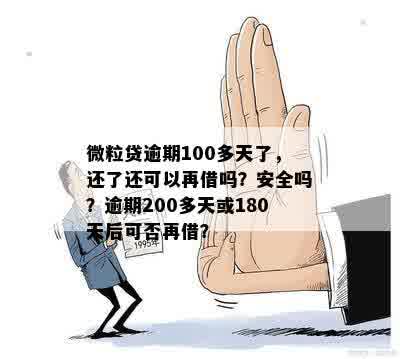 微粒逾期超过100天还款，再次借款是否可行？安全性如何评估？