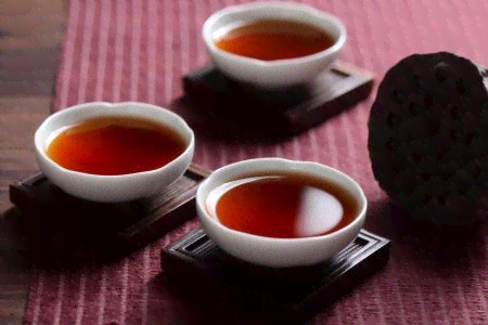 泡熟普洱茶好看