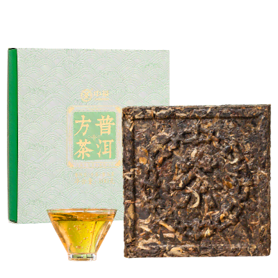 方砖普洱茶中茶