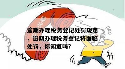 税务逾期登记不再处罚政策详解：如何避免罚款与影响