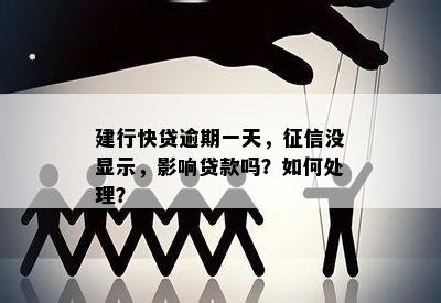 关于建行快贷逾期一天的全面影响：罚款、罚息、信用记录受损等后果一览