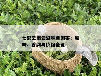 七彩云南云滋味普洱茶：品种、产地、制作工艺、品鉴方法及功效全面解析