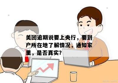 美团生活费逾期后，是否会实地调查户所在地的情况以确定真实性？