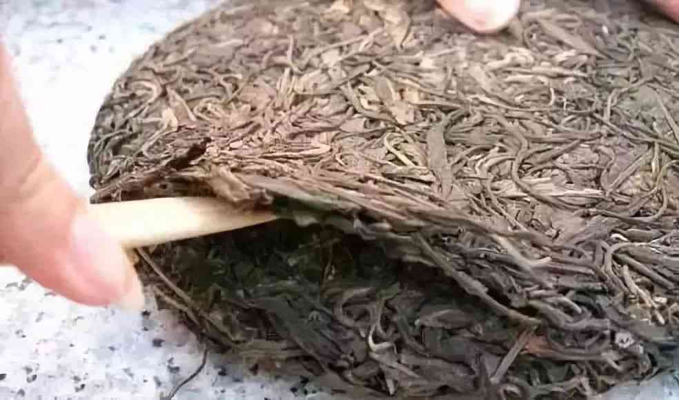 撬普洱茶撬成什么样子