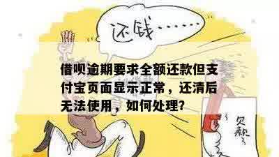 借呗让全额还款24小时是真的吗？如何处理无法按时还款的情况？