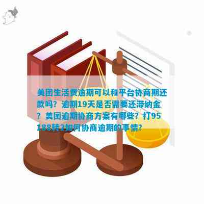 美团协商还款计划