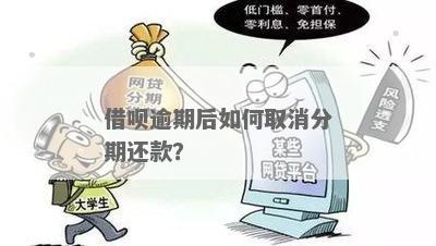 借呗逾期11天后的还款问题：如何处理取消分期？