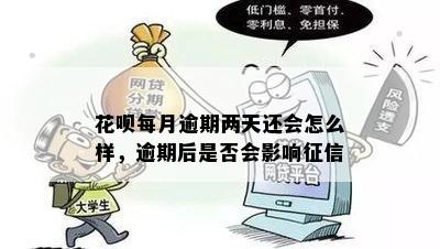 花呗逾期还款两天：受损的潜在影响