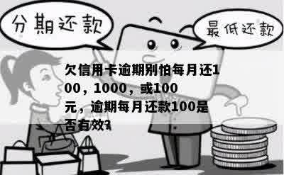 每月仅需100元的信用卡还款计划，避免逾期和信用损失