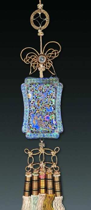 清代精湛烤蓝工艺：银器杂件的艺术传承与收藏价值