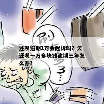 还呗逾期1万2千多会起诉吗：一年金额达1万以上被起诉案例分析