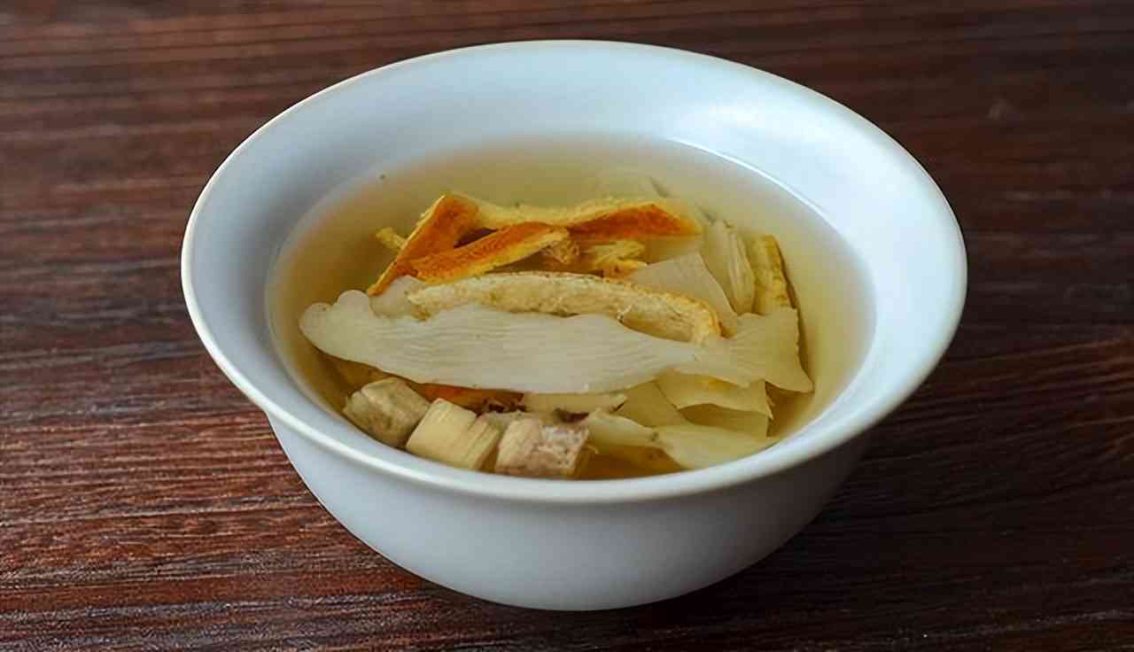 胎菊和陈皮普洱茶