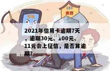 新 逾期七天的100元信用卡欠款会产生多大的信用影响？