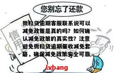 网贷负债人逾期减免政策类型详解：全面了解期、分期还款等措