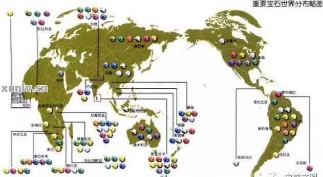 五彩玉的产地分布：全球主要生产区域一览