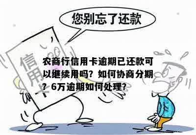 农商银行贷款逾期了，可以申请分期还款吗？