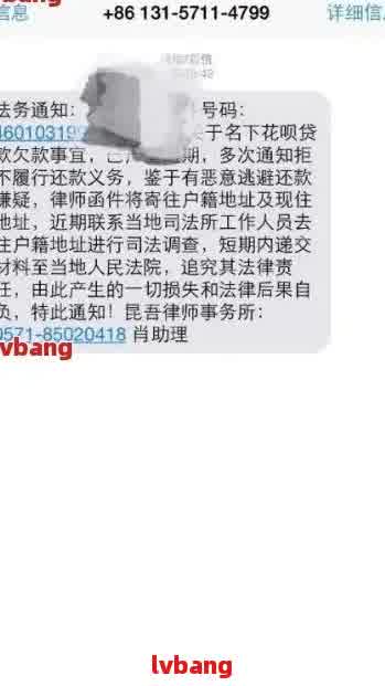 网贷逾期未还款，短信信息真实性核查