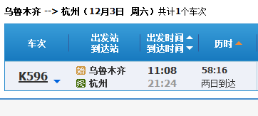 乌鲁木齐去和田玉火车经过伊犁吗今天：请查经停站和票情。